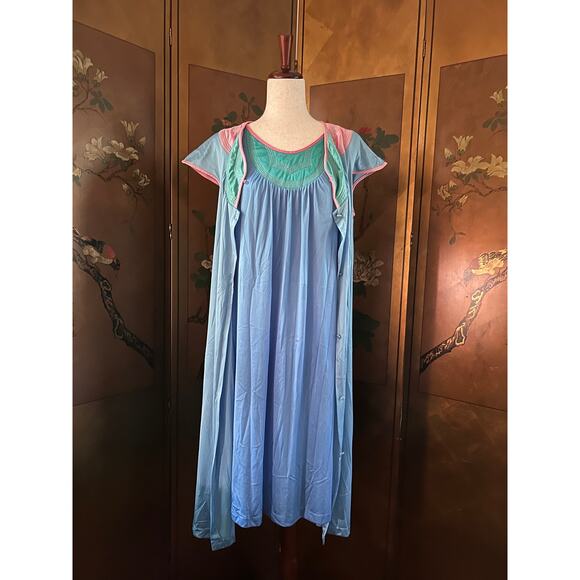 Vintage nightgown and robe by Vanity Fair, size M - Picture 1 of 10